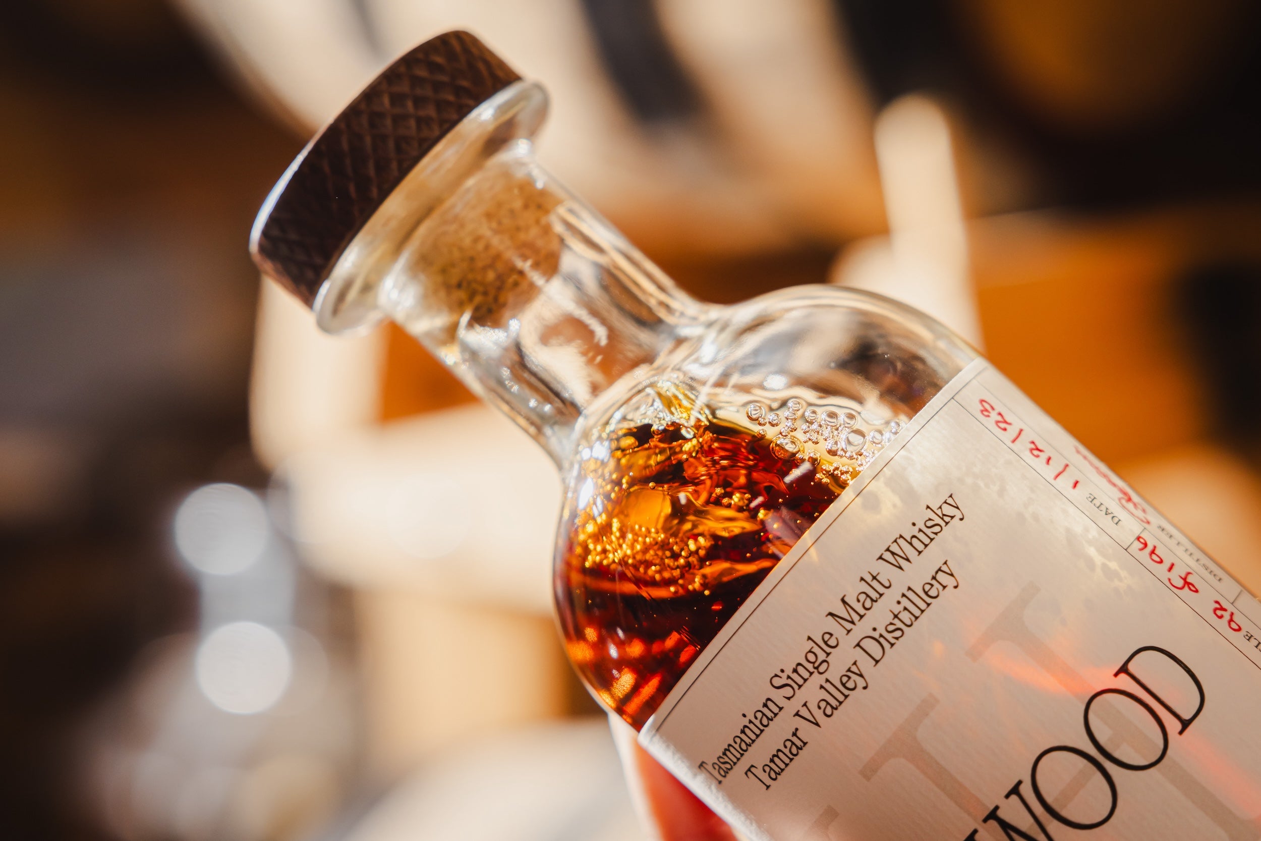 a beautiful bottle of Tasmanian whisky 