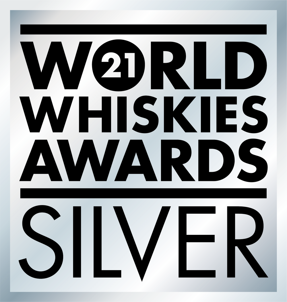 Our Tasmanian whisky awarded silver as the best whisky in the 2021 World Whiskies Awards