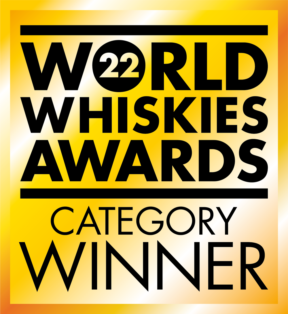 Our best Tasmanian whisky's gold category award in the 2022 World Whiskies Awards